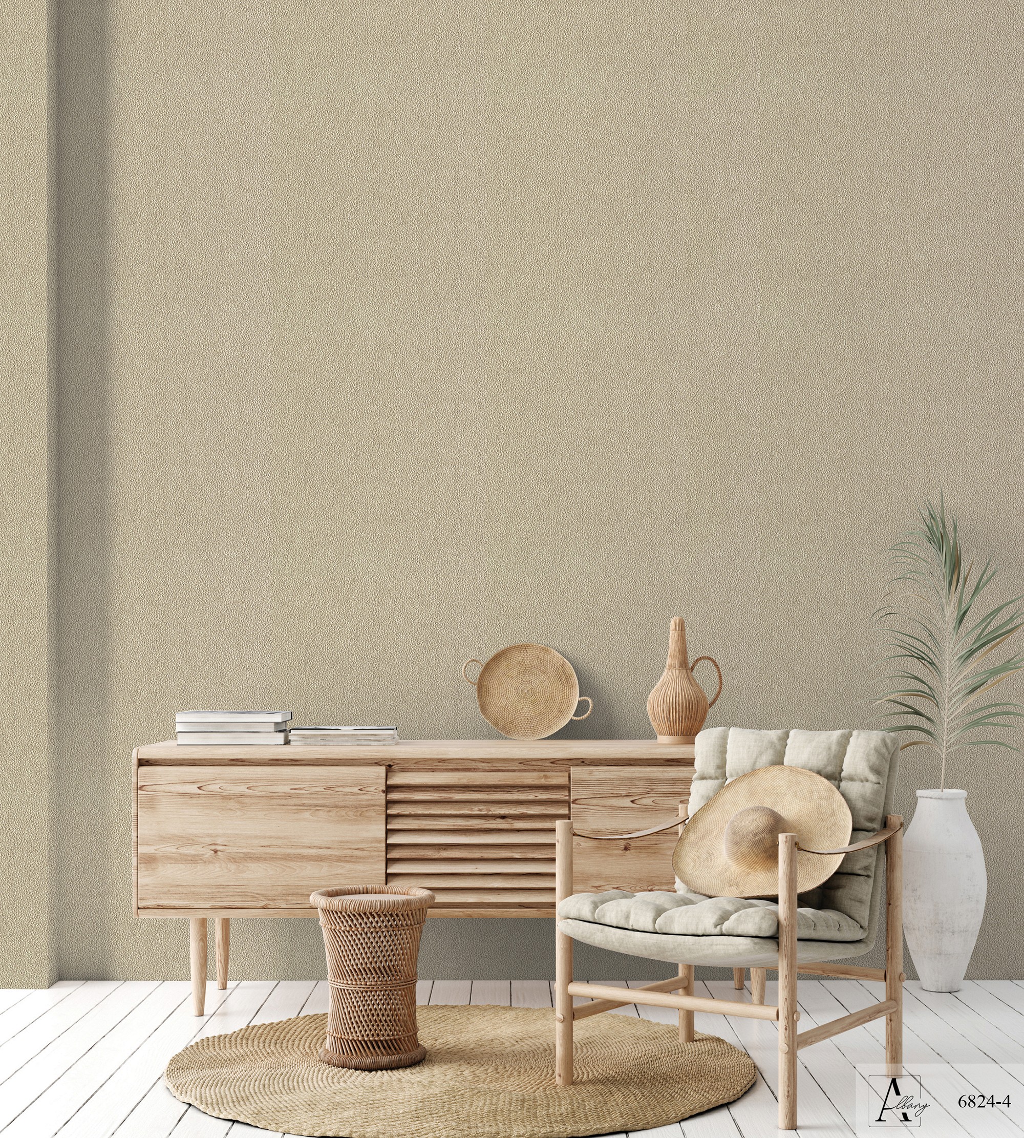 Giấy dán tường mẫu trơn Albany 6824-4 